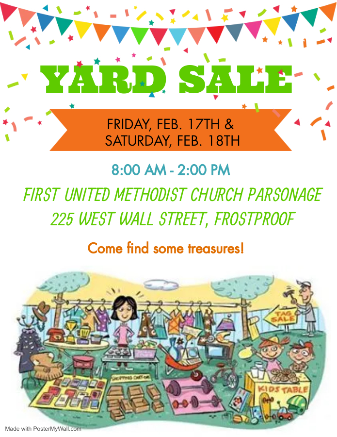 First United Methodist Church Yard Sale